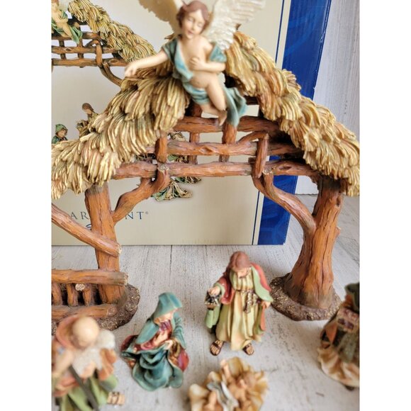 Dept 56 holy night nativity scene Xmas figure collectible decor set - Picture 13 of 14